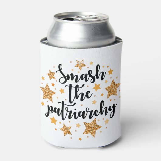 Ruik de patriarchie! Cozy Blikjeskoeler (Blikje Voorkant)