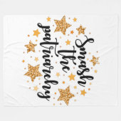 Ruik de patriarchie! Fleece Blanket Deken (Voorkant (Horizontaal))