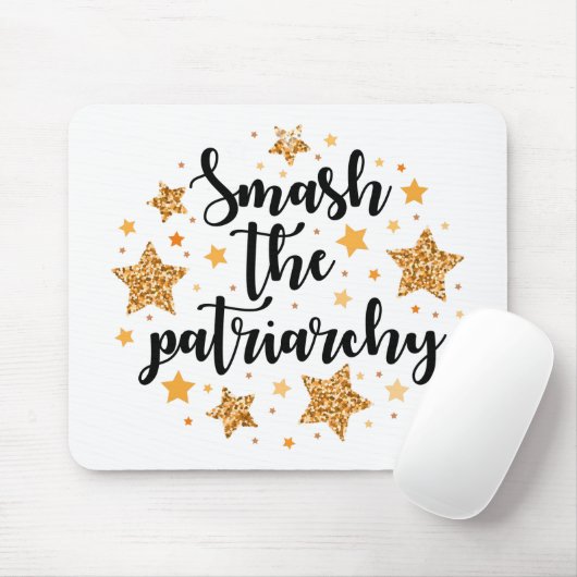 Ruik de patriarchie! Mousepad Muismat (Met muis)