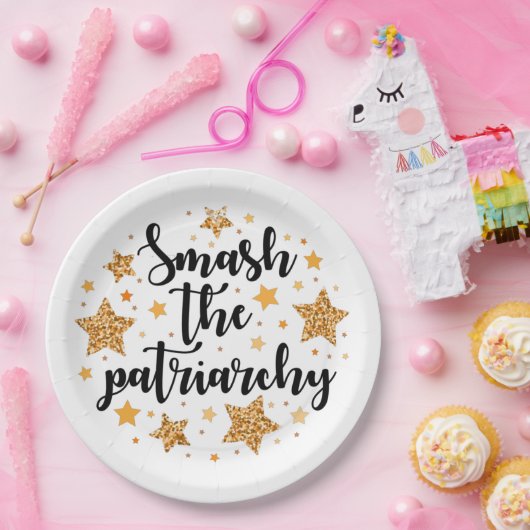 Ruik de patriarchie! Papieren Borden Papieren Bordje (Feest)