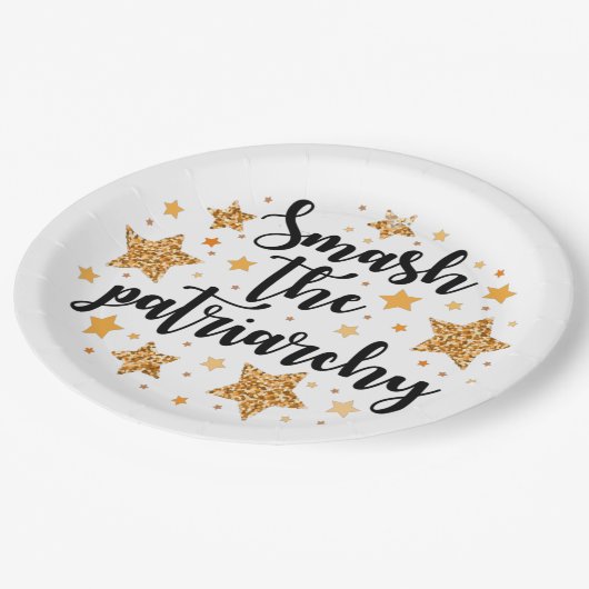 Ruik de patriarchie! Papieren Borden Papieren Bordje (Gekanteld)