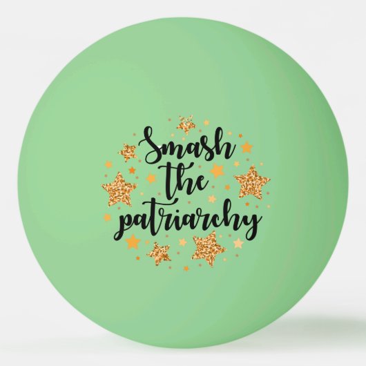 Ruik de patriarchie! ping pong ballen (Achterkant)
