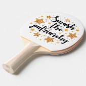 Ruik de patriarchie! Ping Pong Paddle Tafeltennisbatje (Voorkant Gekanteld)