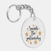 Ruik de patriarchie! Sleutelhanger (Voorkant Links)