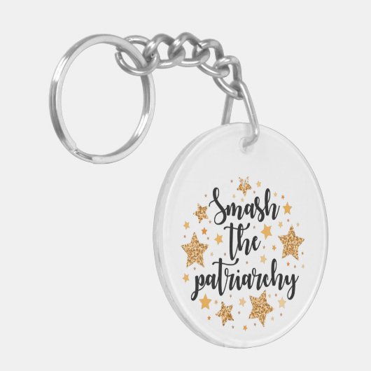 Ruik de patriarchie! Sleutelhanger (Voorkant Links)