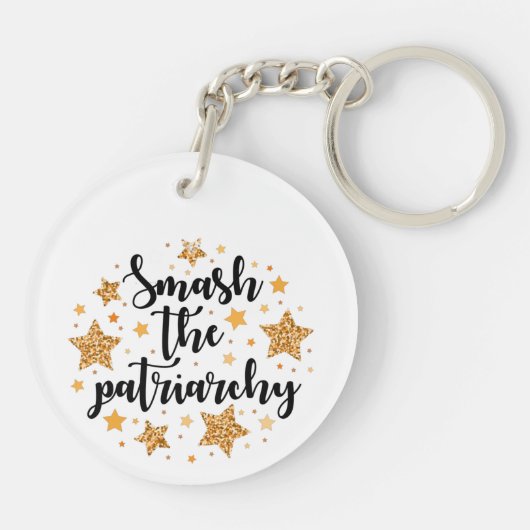 Ruik de patriarchie! Sleutelhanger (Achterkant)