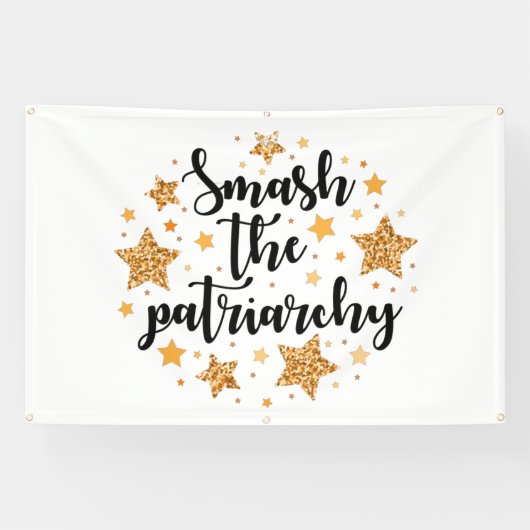 Ruik de patriarchie! Spandoek (Horizontaal)