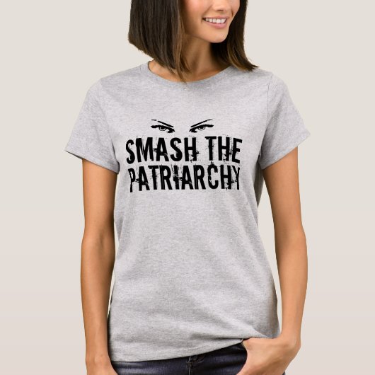 Ruik de patriarchy Cool Feminist Women's T-shirt (Voorkant)