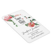 Ruik de Rozen, bespaar de datumbruiloft Magneet (Rechterzijde)