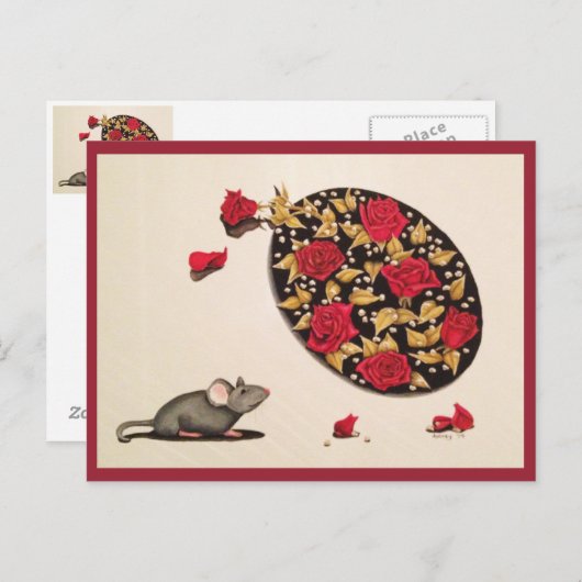 Ruik de Rozen Briefkaart (Voorkant / Achterkant)