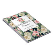 Ruik de Rozen, Floral Pattern Wedding Planner Notitieboek (Rechterzijde)