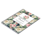 Ruik de Rozen, Floral Pattern Wedding Planner Notitieboek (Linkerzijde)