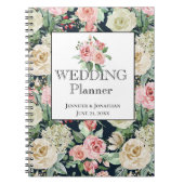 Ruik de Rozen, Floral Pattern Wedding Planner Notitieboek (Voorkant)