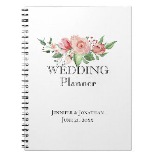 Ruik de Rozen, Floral Swag Wedding Planner Notitieboek