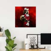 Ruik de Rozen Poster (Thuiskantoor)