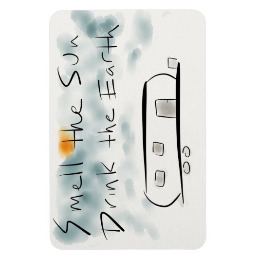 Ruik de Sun Flexi Magnet Magneet (Verticaal)