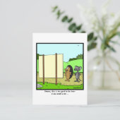 Ruik een rat: Rat Cartoon Briefkaart (Staand voorkant)