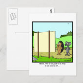 Ruik een rat: Rat Cartoon Briefkaart (Voorkant / Achterkant)