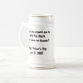 Ruik het deck? bierpul (Voorkant links)