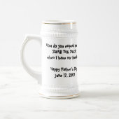 Ruik het deck? bierpul (Links)