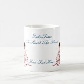 Ruik het Rozen papaverInspirerend Koffiemok (Center)