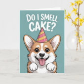 Ruik ik cake kaart (Gele Bloem)