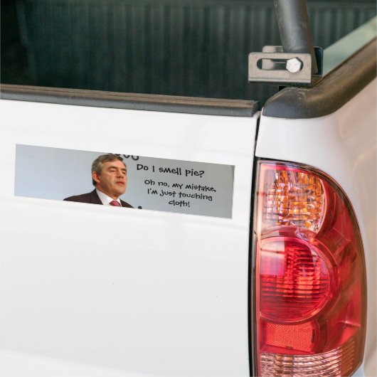 Ruik ik ik taart? bumpersticker (Op Truck)