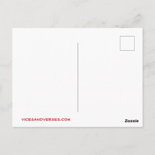 Ruik je iets dat de klimaatverandering in de hand  briefkaart (Achterkant)