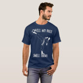 Ruik mijn feet om ze te smeren Funny Karate Martia T-shirt (Voorkant volledig)