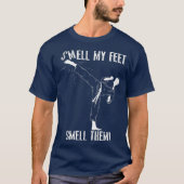 Ruik mijn feet om ze te smeren Funny Karate Martia T-shirt (Voorkant)