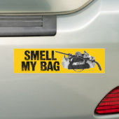 Ruik mijn tas (Hockey stank) Bumpersticker (Op auto)