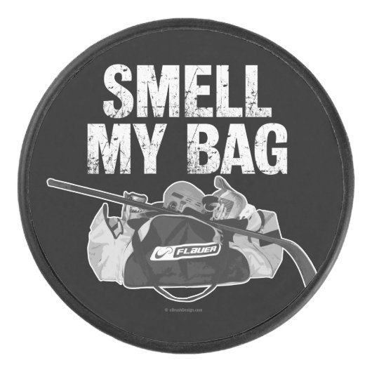 Ruik mijn tas (hockeystench) hockey puck (Voorkant)