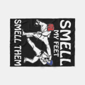 Ruik mijn voeten Grappig Karate sparring Fleece Deken (Voorkant (Horizontaal))