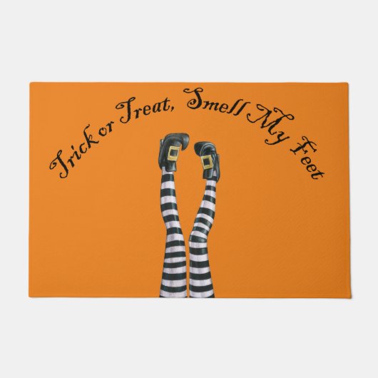 Ruik mijn voeten Halloween Deurmat (Voorkant)