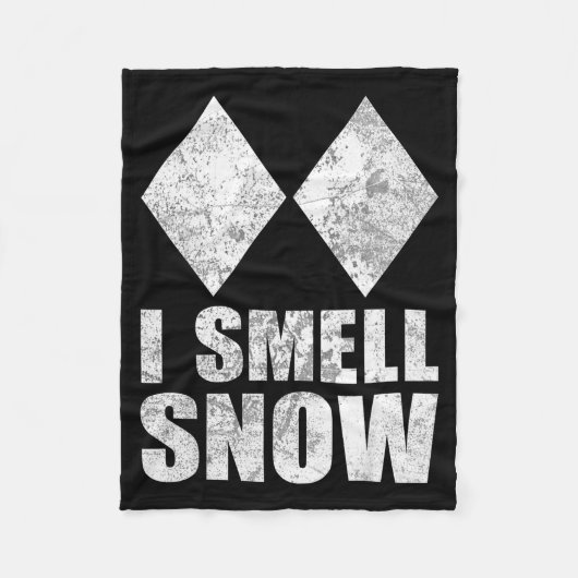 Ruik sneeuw skiën freestyle moeilijk diamant fleece deken (Voorkant)