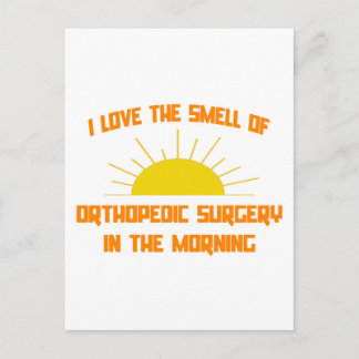 Ruik van orthopedische chirurgie in de ochtend briefkaart