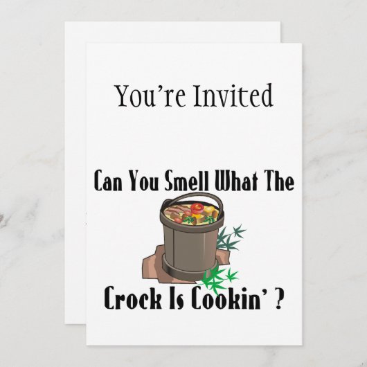 Ruik wat het krot kokt kaart (Voorkant / Achterkant)