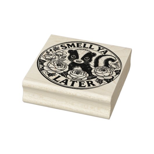 Ruik Ya Later Skunk Rubberstempel (Stempel)