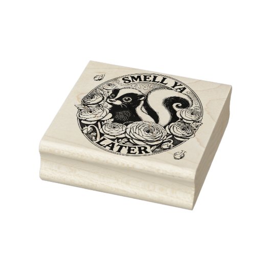 Ruik Ya Later Skunk Rubberstempel (Stempel)
