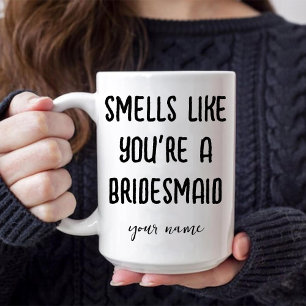 Ruikt alsof je bruidsmeisje bent Aanzoek Koffie Mok