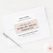 Ruikt naar grappig kaarsenetiket vierkante sticker (Envelop)