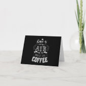 Ruikt naar koffie bedankkaart (Voorkant)