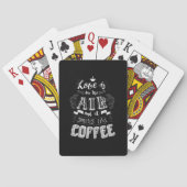 Ruikt naar koffie pokerkaarten (Achterkant)