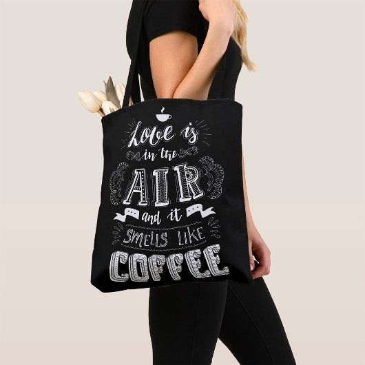 Ruikt naar koffie tote bag