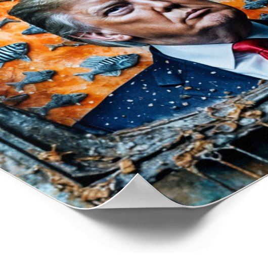 Ruikt naar vis poster (Hoek)