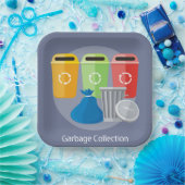 Ruilafval Collectie Recycling Papieren Bordje (Feest)