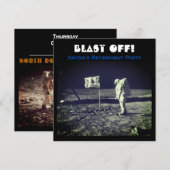 Ruilandingsastronaut Maanwandeling Kaart (Voorkant / Achterkant)