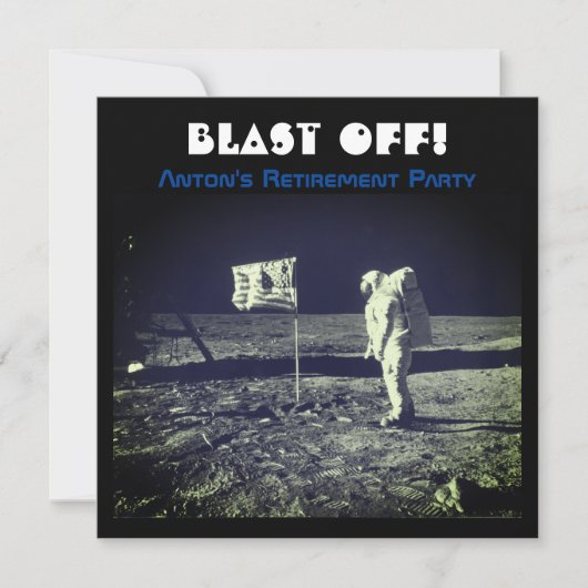 Ruilandingsastronaut Maanwandeling Kaart (Voorkant)