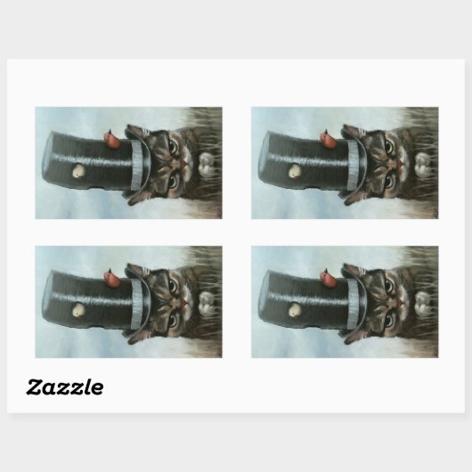 Ruilburen Rechthoekige Sticker (Vel)