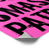 Ruim de feministische citaatspoel van het Patriarc Poster (Hoek)